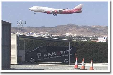 paphos airport parking calendar day.